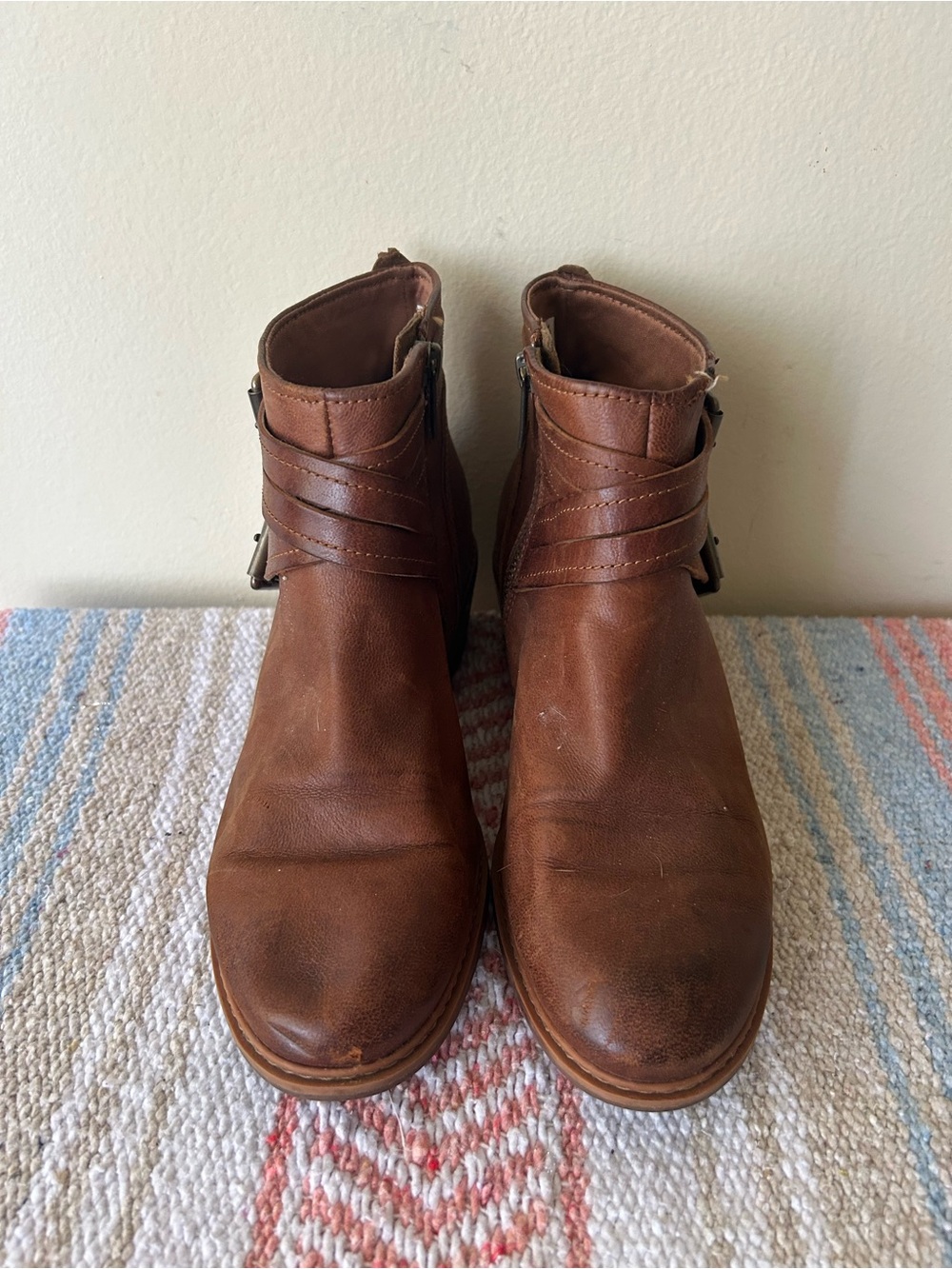 Timberland Brown Leather Ankle Boots